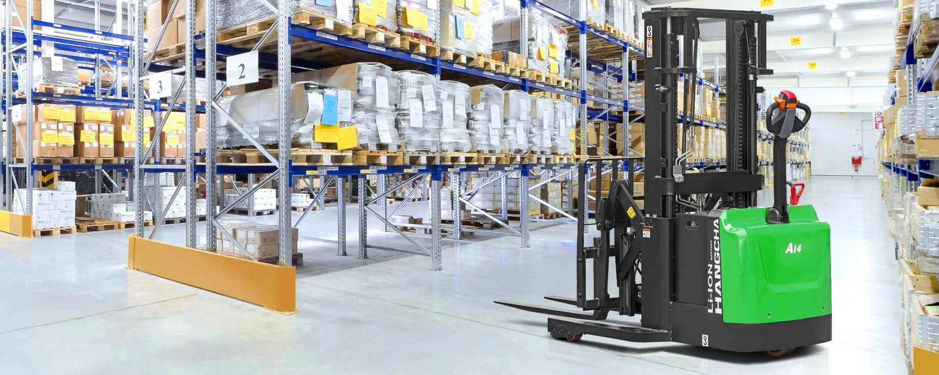 Hangcha Industrial Walkie Reach Stacker 3,000 lbs - view 1