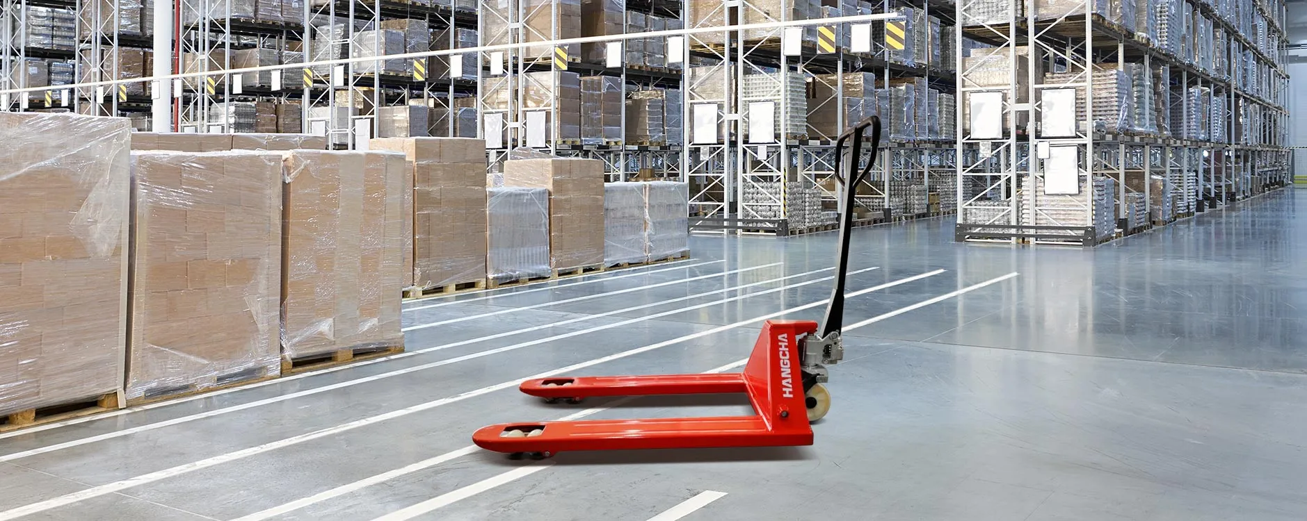 Transpalette manuel Hangcha 5 500 lbs - vue 1