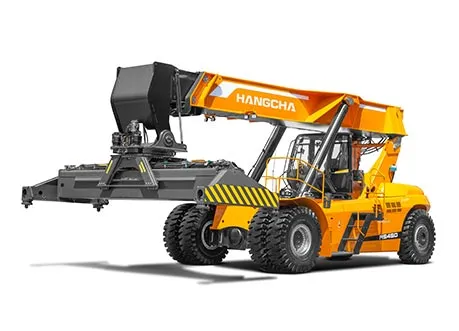 Reachstacker Hangcha (manutentionnaire de conteneurs) - vue 1